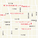 京都で、きもの〜地図